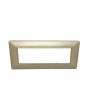 Placca 6 Posti Champagne TOT-M8007-7 Compatibile Matix - Tot Electric