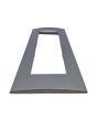 Placca 7 Posti Grigio Scuro Compatibile Living Light - Tot Electric