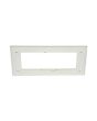Placca 7 Posti Bianca Compatibile Living Light - Tot Electric