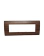 Placca 7 Posti Ciliegio Compatibile Living Light - Tot Electric