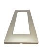 Placca 7 Posti Champagne Compatibile Vimar Plana - Tot Electric