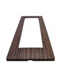 Placca 7 Posti Ciliegio Compatibile Vimar Plana - Tot Electric