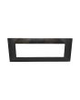 Placca 7 Posti Nera M-6007-2 Compatibile Vimar Plana - Tot Electric