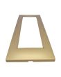 Placca 7 Posti Oro M-6007-12 Compatibile Vimar Plana - Tot Electric