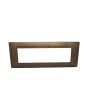 Placca 7 Posti Rame M-6007-14 Compatibile Vimar Plana - Tot Electric