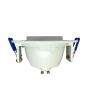 Portafaretto Incasso Orientabile GU10 "Elephant" Ø100mm - Bianco