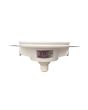 Portafaretto in Gesso Tondo Ø 130 mm da Incasso GU10 Verniciabile