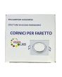 2x Portafaretto GU10/MR16 Quadrato Orientabile 8.2x8.2cm - Bianco