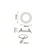 2x Portafaretto GU10/MR16 Rotondo Orientabile Ø85mm - Cromo Lucido