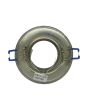 2x Portafaretto GU10/MR16 Rotondo Orientabile Ø85mm - Nickel Satinato