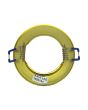 2x Portafaretto GU10/MR16 Rotondo Fisso Ø80mm Esterno - Oro Lucido