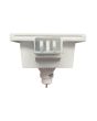 Portafaretto Incasso Rettangolare Doppia Luce GU10 21.5x12x6 cm