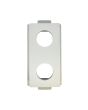 Portafaretto Incasso Rettangolare Doppia Luce GU10 21.5x12x6 cm