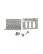 Portafaretto Incasso Rettangolare Doppia Luce GU10 21.5x12x6 cm