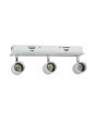 Applique Portafaretto Triplo Incasso GU10 VT-790-3619 IP20 Bianco