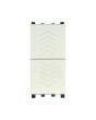 Pulsante Doppio 10A 250V TOT-622-B Compatibile Vimar Plana