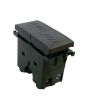 Pulsante Doppio Compatibile Vimar Plana Antracite - Tot Electric