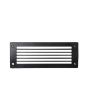 Segnapasso LED E27 Leti 300 GL IP66 Nero per Esterno - Fumagalli