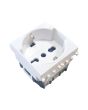 Presa Schuko 16A 250V Bianca TOT-614-B Compatibile Vimar Plana