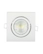 Portafaretto Orientabile Quadrato GU10/MR16 Incasso VT-7227-3472