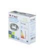 Portafaretto LED Orientabile Incasso Ø82mm Nichel Satinato GU10/MR16