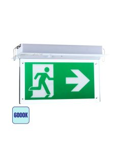 Lampada Emergenza LED 2W 140lm Incasso 6000K con Chip Samsung - V-TAC