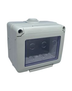 Contenitore Stagno 3 Moduli IP55 con Portella GW27043 - Gewiss