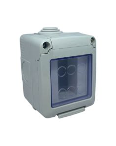 Contenitore Stagno 1 Modulo IP55 con Portella GW27041 - Gewiss