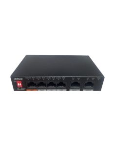 Switch Desktop a 6 Porte Gestito via Cloud con 4 Porte PoE - Dahua