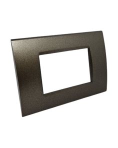 Placca 3 Posti Testa di Moro Compatibile Living Light - Tot Electric
