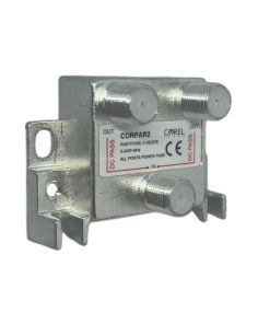 Partitore Connettore F 2 Uscite 5‑2400 MHz Classe A - Corel