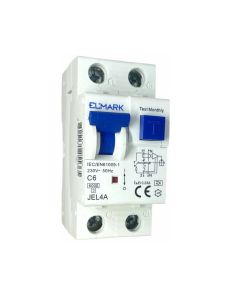 Magnetotermico Differenziale 2 Moduli 6A 30mA 6kA Curva C - Elmark