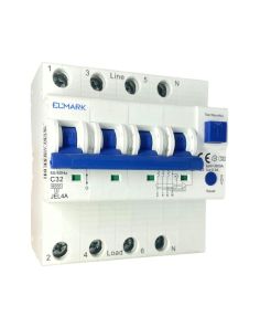 Magnetotermico Differenziale 4 Moduli 32A 300mA 6kA Curva C - Elmark