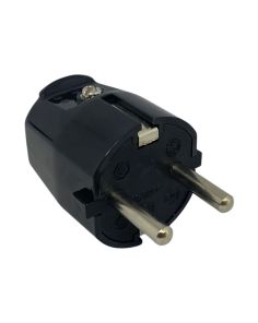 Spina Schuko 16A+T Nera 250V IP20 da Assemblare FG28607 - FAEG