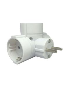 Spina Schuko 16A+T Bianca 250V 2P+T FG20507 - FAEG