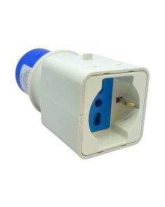 Adattatore Industriale 1x Presa 16A da Spina CEE 2P+T 250V - ReeR