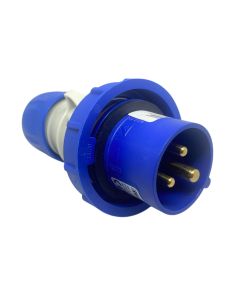 Spina Mobile Dritta 16A IP67 2P+T 220-250V - Elettrocanali