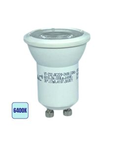 Lampadina LED GU10 2W 6400K 180lm 38° MR11 Chip Samsung - V-Tac