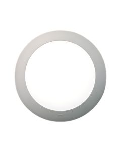 Plafoniera LED Umberta 2xE27 IP66 Grigia Opale ⌀350mm - Fumagalli