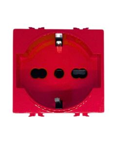 Presa Schuko Rossa 16A 250V Compatibile Matix M514-R - TOT Electric