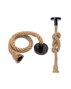 Applique Corda a Sospensione 3m in Canapa Attacco E27 - Banana King