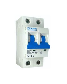 Magnetotermico 2 Moduli 2P 40A 6kA Curva C - Elmark