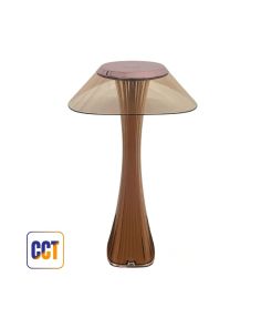 Lampada Da Tavolo Ricaricabile 3W Rame Rosé - CCT 3000K-4000K-6000K