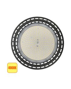 Lampada UFO LED 100W IP65 Nera - Alta Efficienza, Luce Naturale 4000K