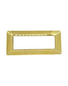 Placca 7 Posti Oro Lucido Compatibile Matix TOT M8007-T3