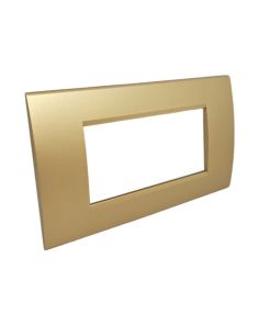 Placca 4 Posti Sabbia Compatibile Living Light - Tot Electric