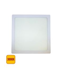 Plafoniera LED 20W Quadrata 21x21cm - 3000K, 2000 LM, Eco Energia