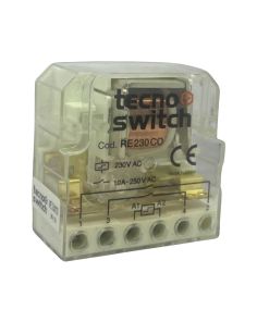Relè ad Impulsi 2 Scambi 230V 4 Sequenze 10A IP20 - Tecnoswitch