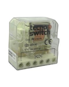 Relè Meccanico ad Impulsi 1 Scambio 230V 10A IP20 - Tecnoswitch