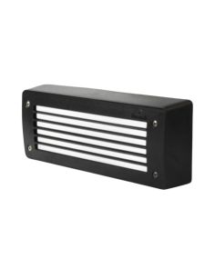 Segnapasso LED E27 Leti 300 GL IP66 Nero per Esterno - Fumagalli